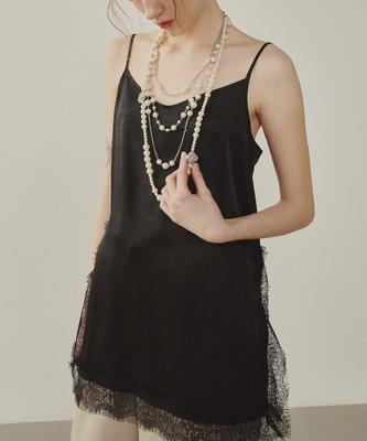 MELLY&ROSE Satin Lace Top (314812)