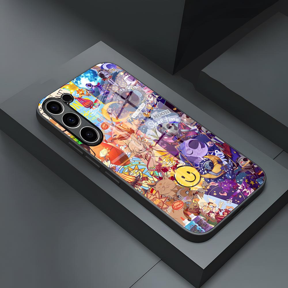 FNAF Sundrop Phone Case For S24 Ultra Samsung S23 Fe S22 S20 S21 Plus Galaxy A54 A34 A24 A53 Note 20 Glass Cover