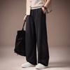 High-end American Summer Thin Ice Silk Quick-drying Mesh Breathable Casual Pants Men's Loose Large Size Wide-leg Straight-leg Pants