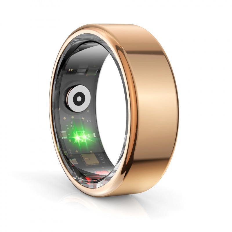 Bluetooth Smart Ring: Monitors Blood Oxygen, Heart Rate, Sleep, Steps, and Is Waterproof.