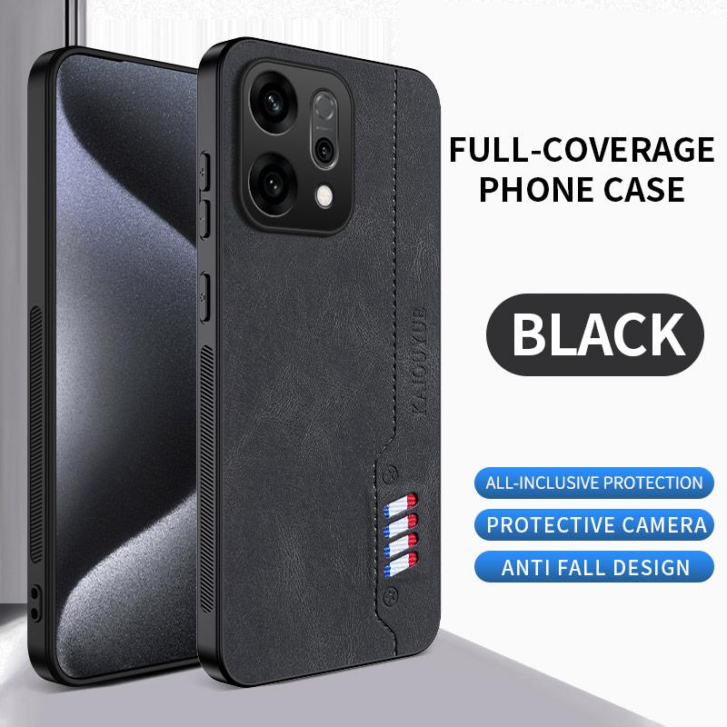 For OPPO Reno 14 Pro 14F 5G Case New PU Leather Skin Shockproof Anti Fall Protect Phone Back Cover For OPPO Reno 14 Shell Bumper