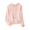Women's Autumn Loose Fit Hooded Sweatshirt with Letter Embroidery - Korean Style, Versatile Long Sleeve Top