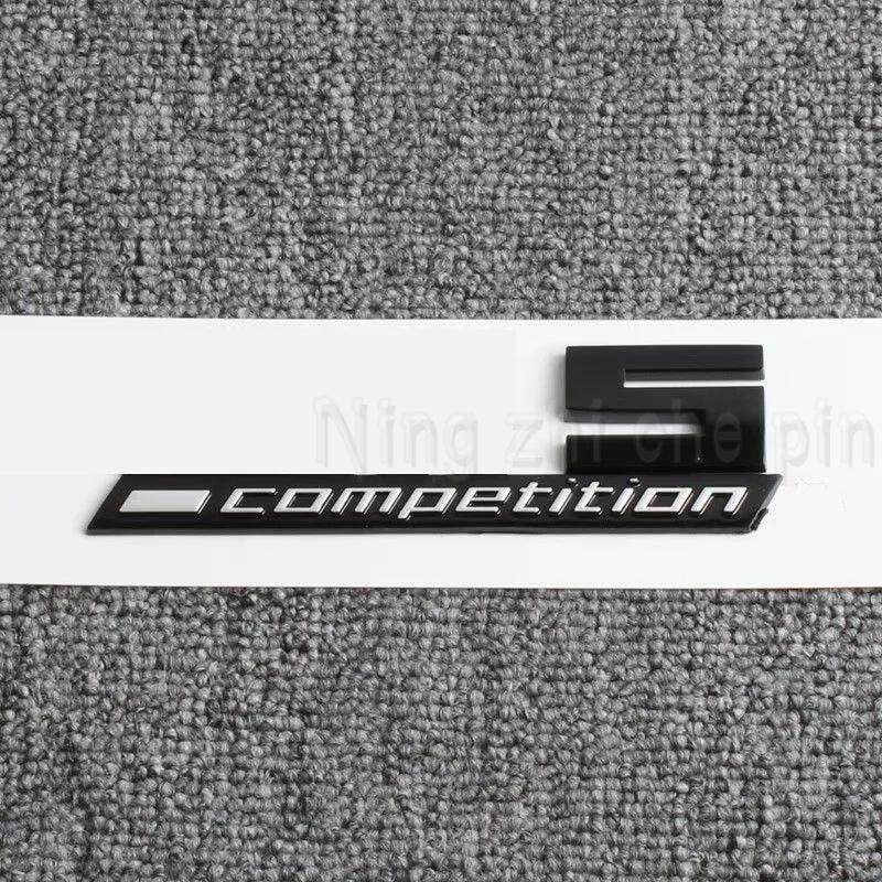 Giossy Black 3D ABS COMPETITION ABS Emblem Thunder Edition For BMW M1 M2 M3 M4 M5 M6 M8 Car Trunk Badge Sticker RW6
