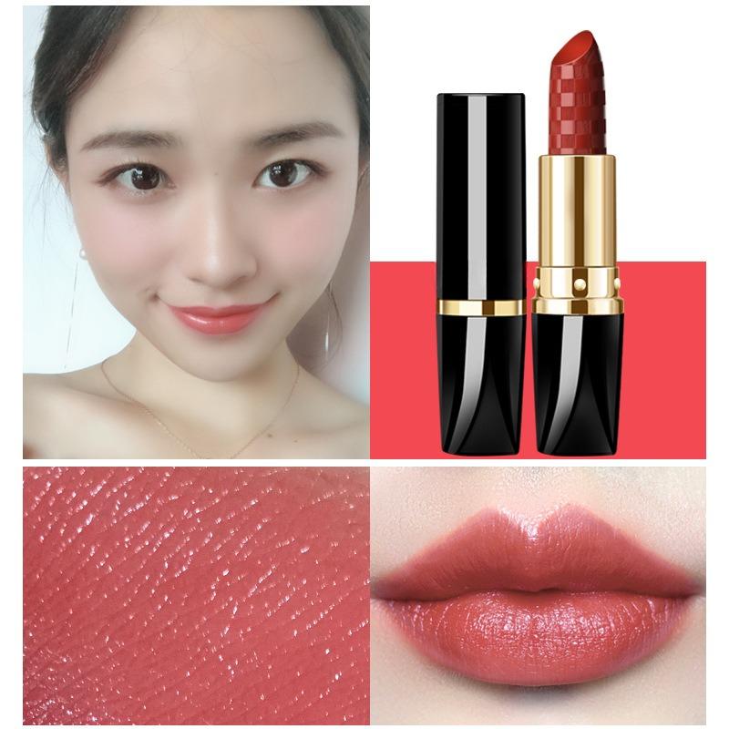 1PC Carotene Lipstick Moisturizing, Not Easy To Fade and Dip Into the Cup, Warm Color Lipstick Makeup Lipstick