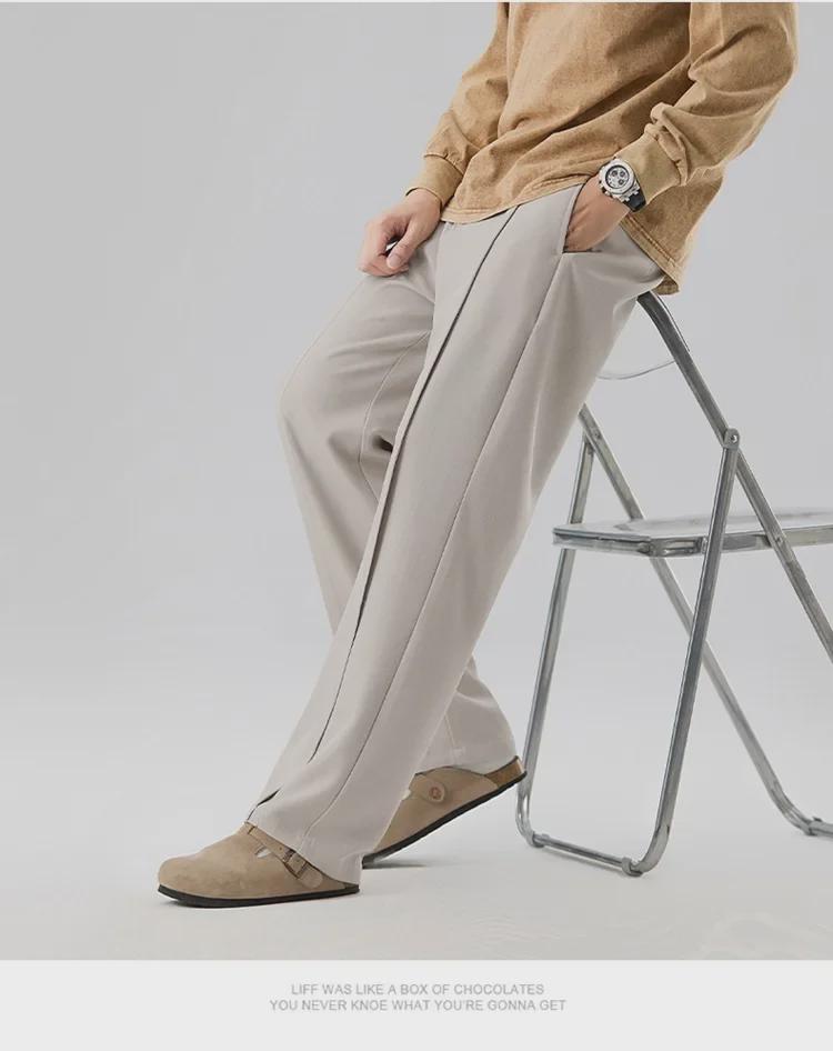 2025 Herren Hochwertige Locker Geschnittene Straight-Leg Sporthose für Herbst und Winter