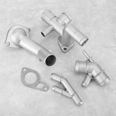 06A121132A Koelvloeistof Flens Kit Premium Aluminium Motor Slang Set Hoge Duurzaamheid Temperatuur Directe Vervanging voor Mk4 1.8T 2000 2005 Silv 4 Stuks