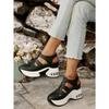 Plus Size Women's Summer New Arrival Open-Toe Platform Sandals with Air Cushion Thick Sole and Velcro Closure