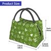 St. St. Patrick's Day Grünes Kleeblatt Klee Lunchtasche Tragbar Wiederverwendbar Isolierte Lunchbox für Frauen Männer Arbeit Schule Picknick Reise