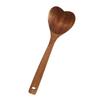 Heart Shaped Wood Spoon Mixing Spoons Kitchen Utensils Teaspoons Heat Resistance Long Handle Coffee Spoon Easy To Use