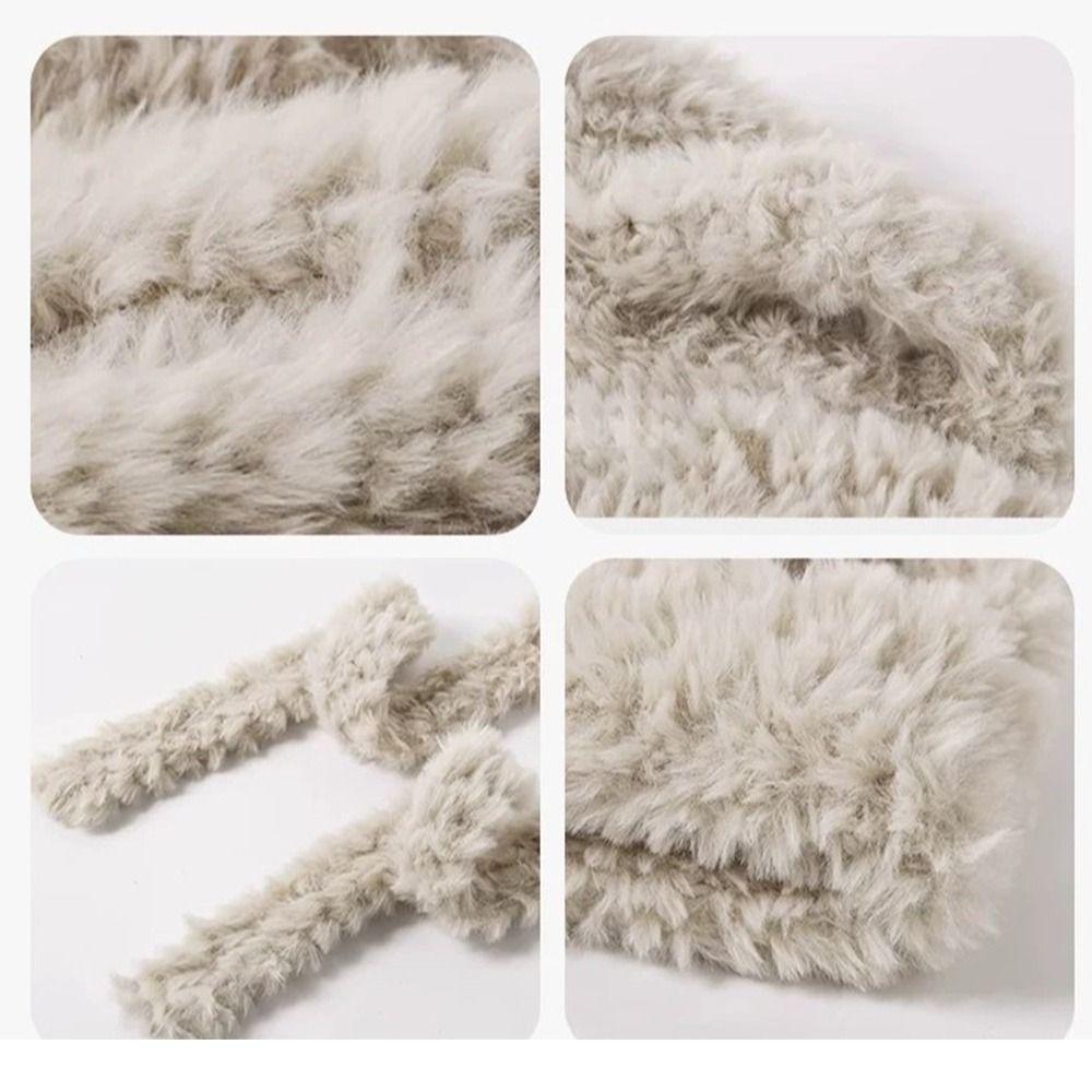 Soft Ear Protection Hat Korean Style Plush Earmuffs Cap Ski Caps Women Fluffy Hat  Girls