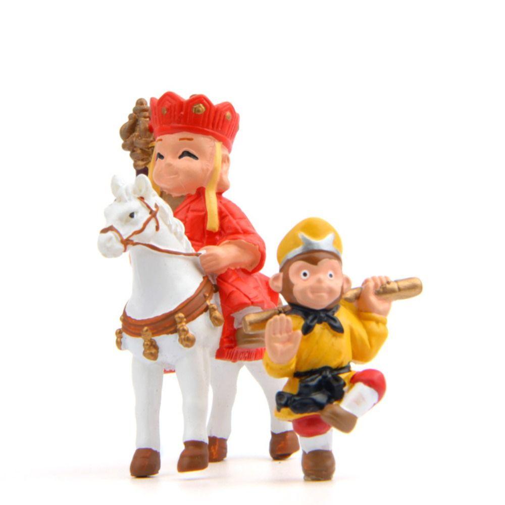 Micro Landscape Sun Wukong Miniaturas Ornament Collection Porky Pig Car Ornament  Landscape Garden