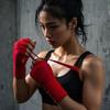 1 Pair 3M Boxing Hand Wraps Elastic Muay Thai Sanda Wrist Support Bandage Hand Protection for Adults & Kids
