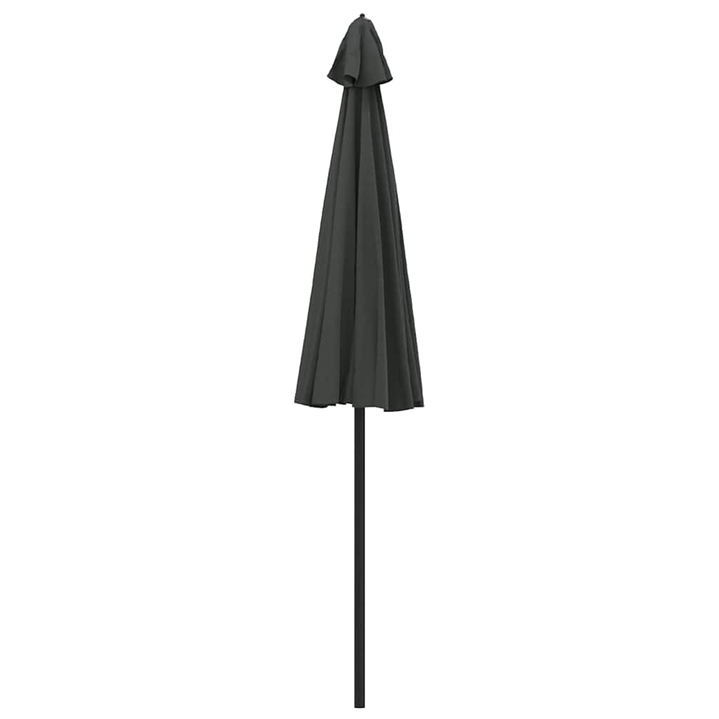270 cm Anthracite Grey Sun Umbrella with Aluminum Pole