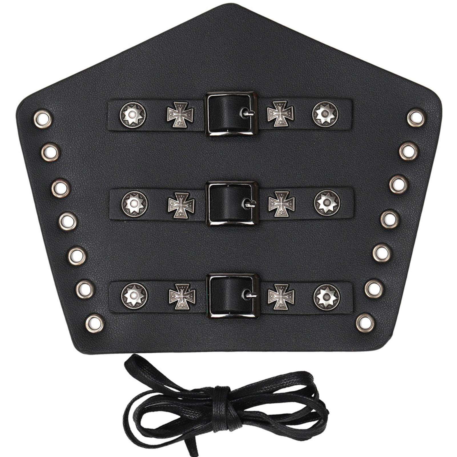 Protège Bras En Cuir Et Acier, Paire| La Forge Médiévale