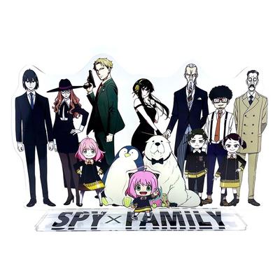 BÜYÜK BOY Casus x Aile Sahtekar Anya Yor Loid Bond Damian Yuri Henry Becky akrilik stand standee oyuncak figürü