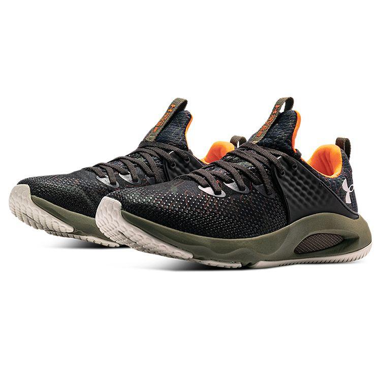 Under Armour HOVR Rise 3 Printed Tent Jet Grey Men Sneakers Black 3025098-300