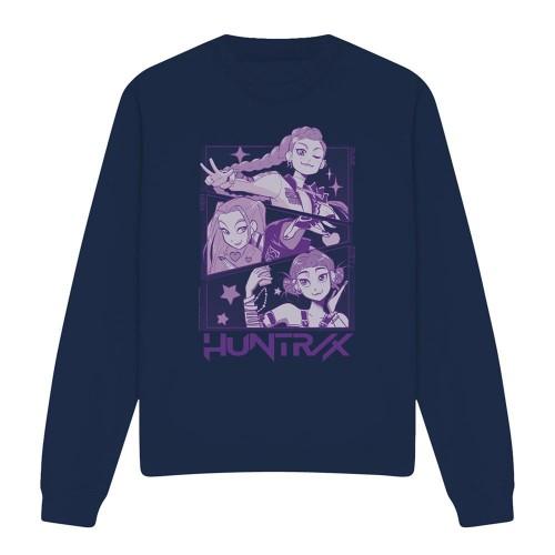 K-Pop Demon Hunters Unisex Adult Huntr/X Panel Sweatshirt