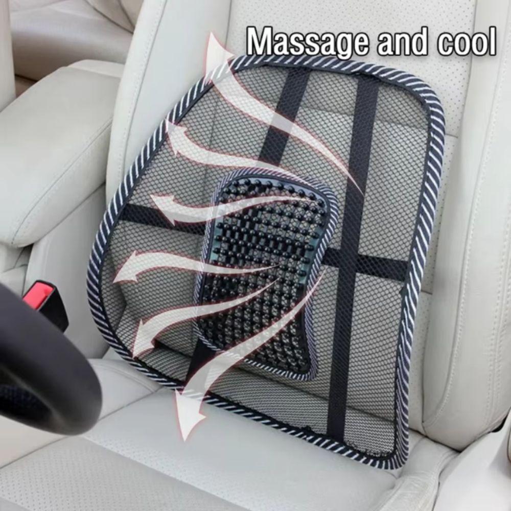 Ventilated Car Seat Cushion Mesh Back Cushion Support Backrest Cushion Car Interior
