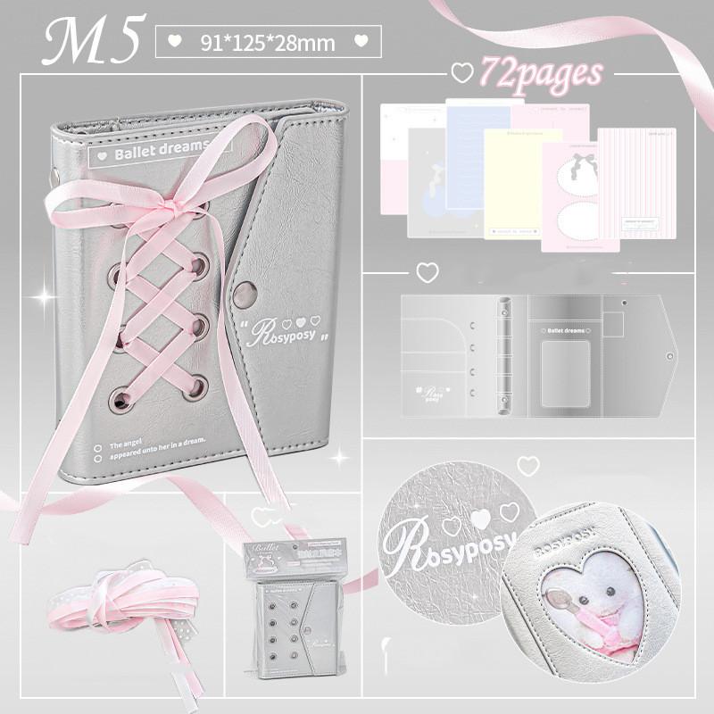

2025 Kawaii Ballet Конверт PU Блокнот Планировщик Ежегодный Ежедневный Еженедельный Планировщик Книга Подарочная Школьная Канцелярия