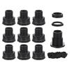 Plastic Hose Adapter With Thick Rubber Washer Garden Hose Connector For Faucets Container Aquariums Accessories