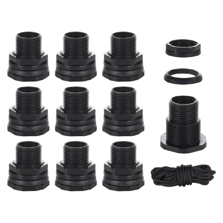 

Plastic Hose Adapter With Thick Rubber Washer Garden Hose Connector For Faucets Container Aquariums Accessories 1