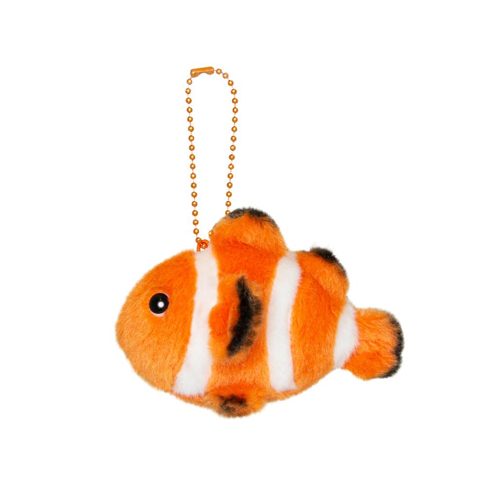 [ST] Clownfish Keychain for Kids, Orange, One Size