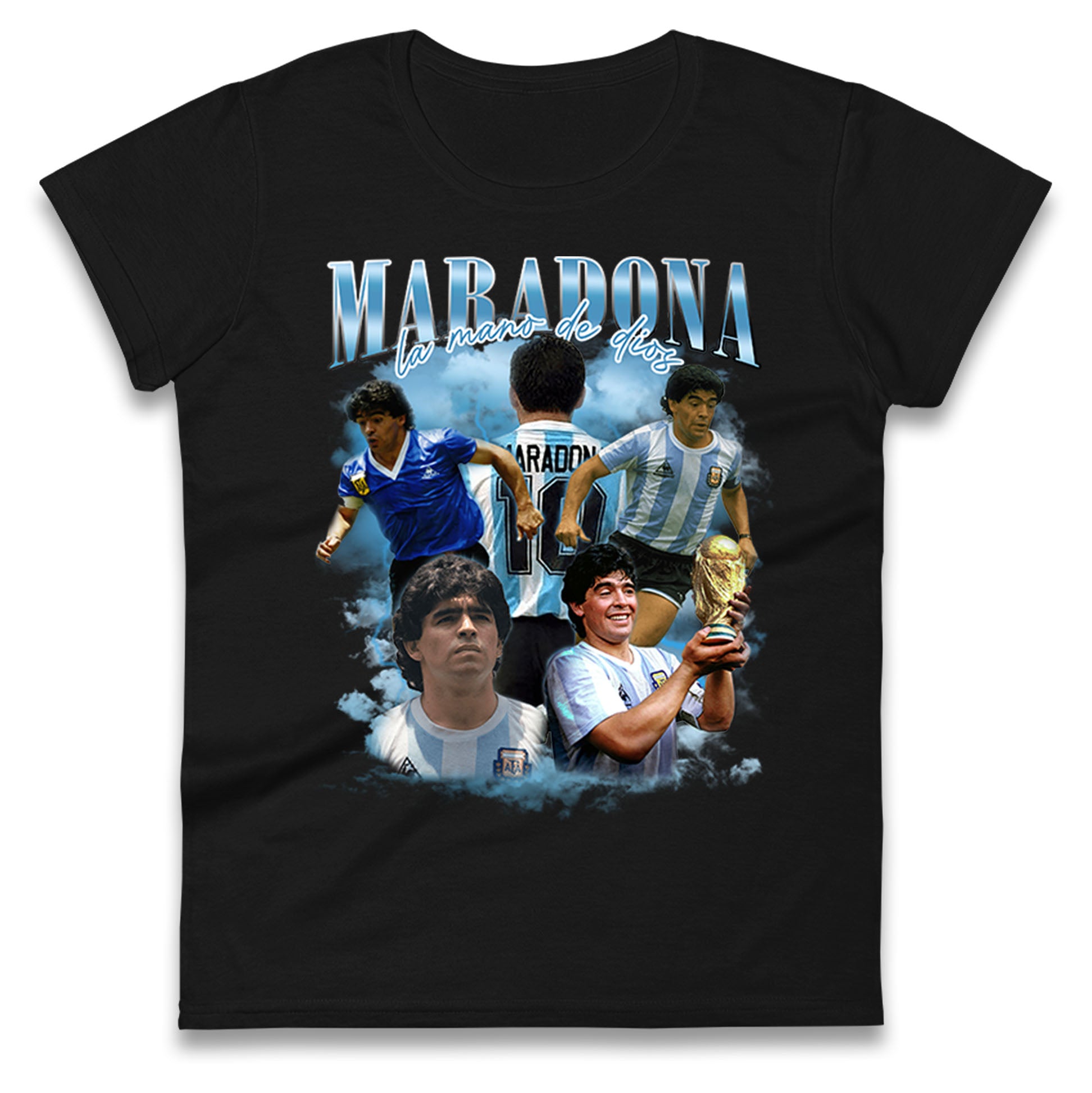 Diego Maradona Womens Tee T Shirt Mens Tops Unisex Top 2XL