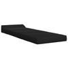 Folding Sofa Bed Black 200 x 70 x 10 cm Velvet