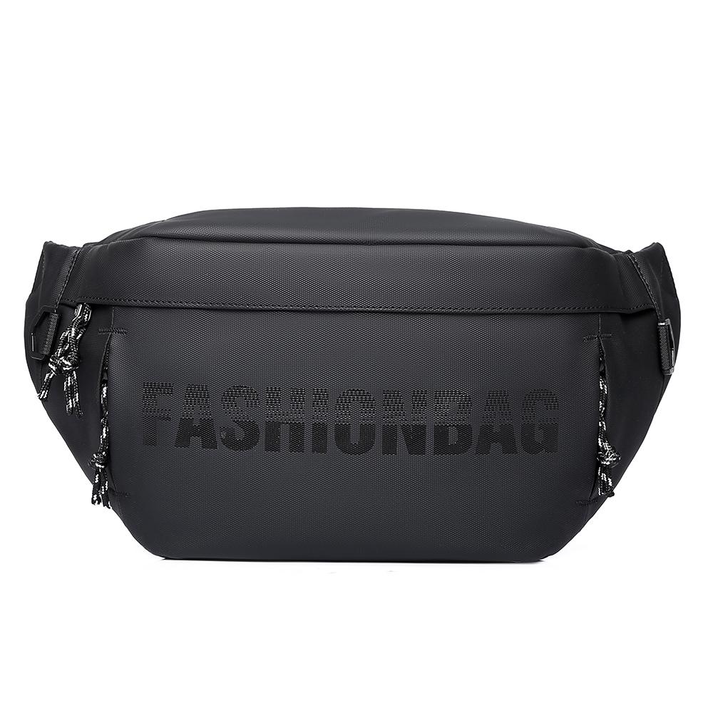 New functional trendy chest bag, large capacity trendy brand single shoulder crossbody bag, cycling functional bag