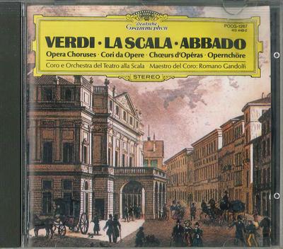 CD CLAUDIO ABBADO - Verdi La Scala Abbado POCG1267 POLYDOR Japan Classical Used