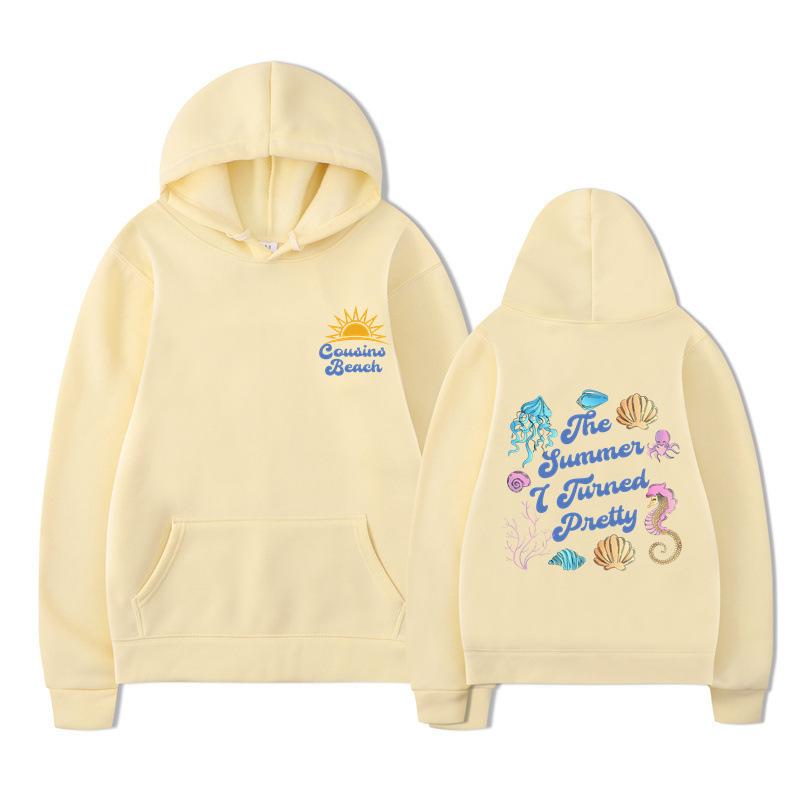 2025The Summer I Turned Pretty Hooded Sweater Loose Casual Hoodie
