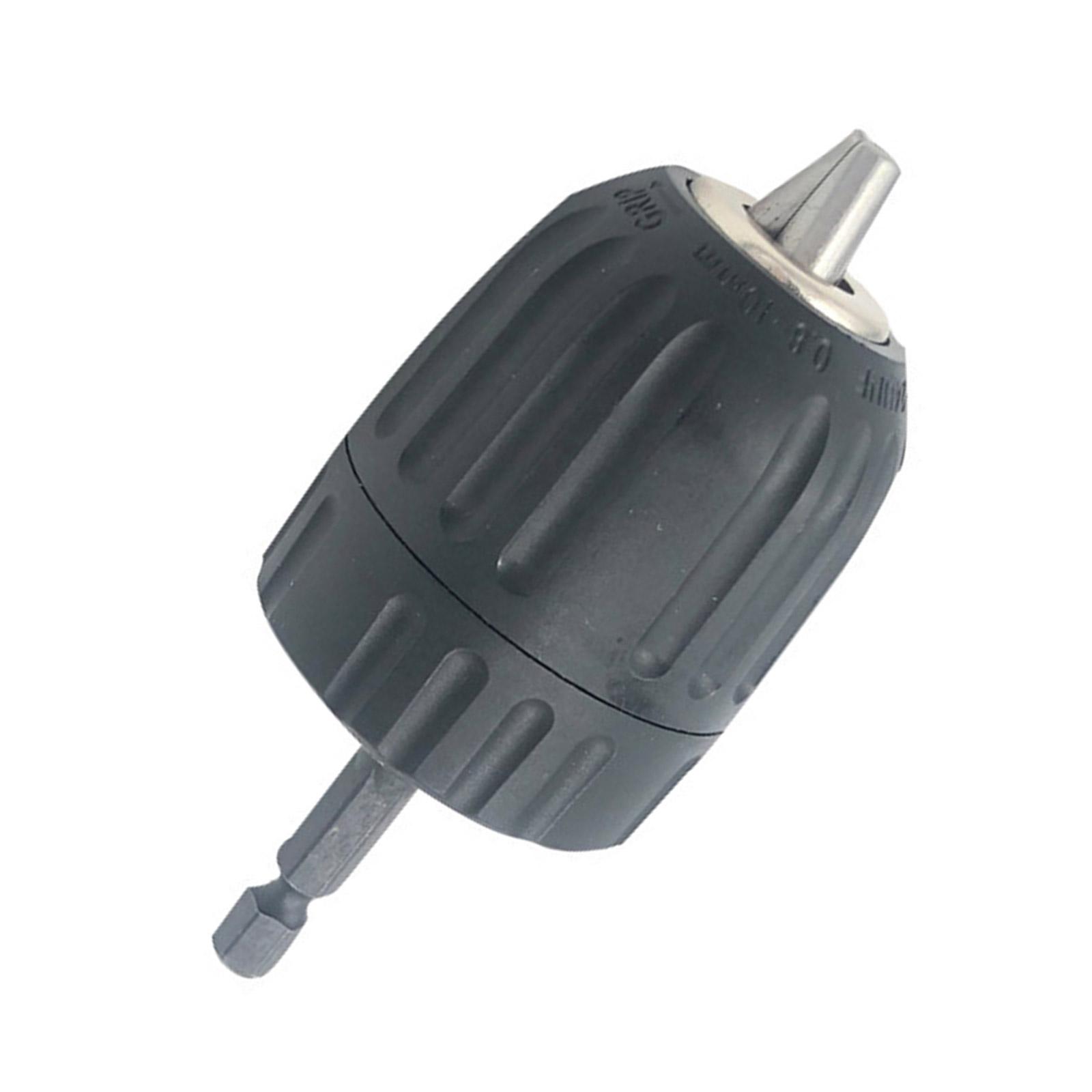 

Heavy Duty Hexagonal Shank Drill Chucks Adapter Converter for Electric Tool No Wrenches Need ABS Materials Fast Release
