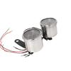 2-in-1 Motorrad LED Rücklicht Kilometerzähler & Drehzahlmesser Geschwindigkeitsmesser Messgerät Baugruppe Universal Chrom Für Harley Honda