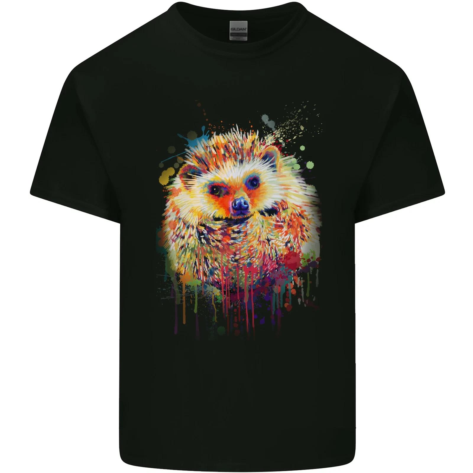 A Watercolour Hedgehog Kids T-Shirt Childrens L