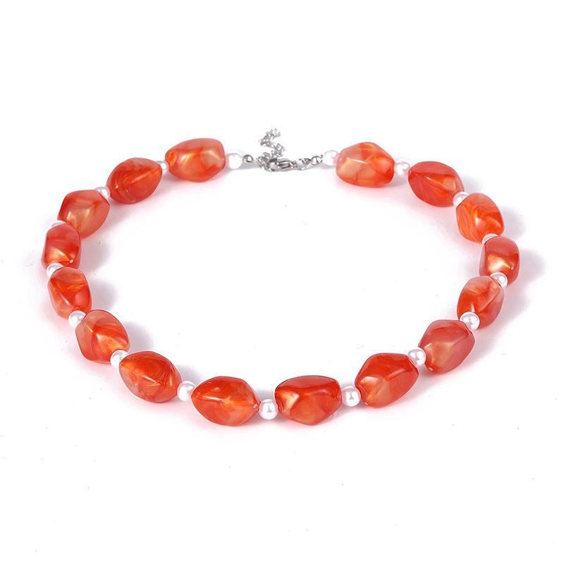 

Модное ожерелье для женских украшений красный