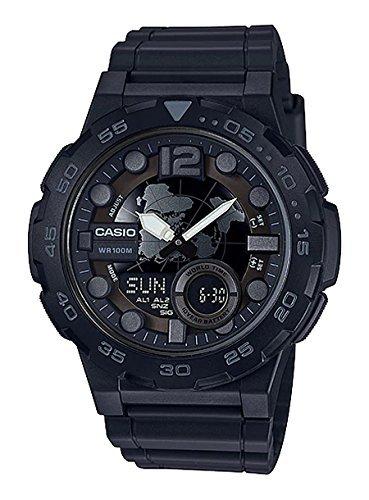 Casio [Parallel Import] Casio Wristwatch STANDARD Standard Cheap Casio Analog-Digi AEQ-100W-1B