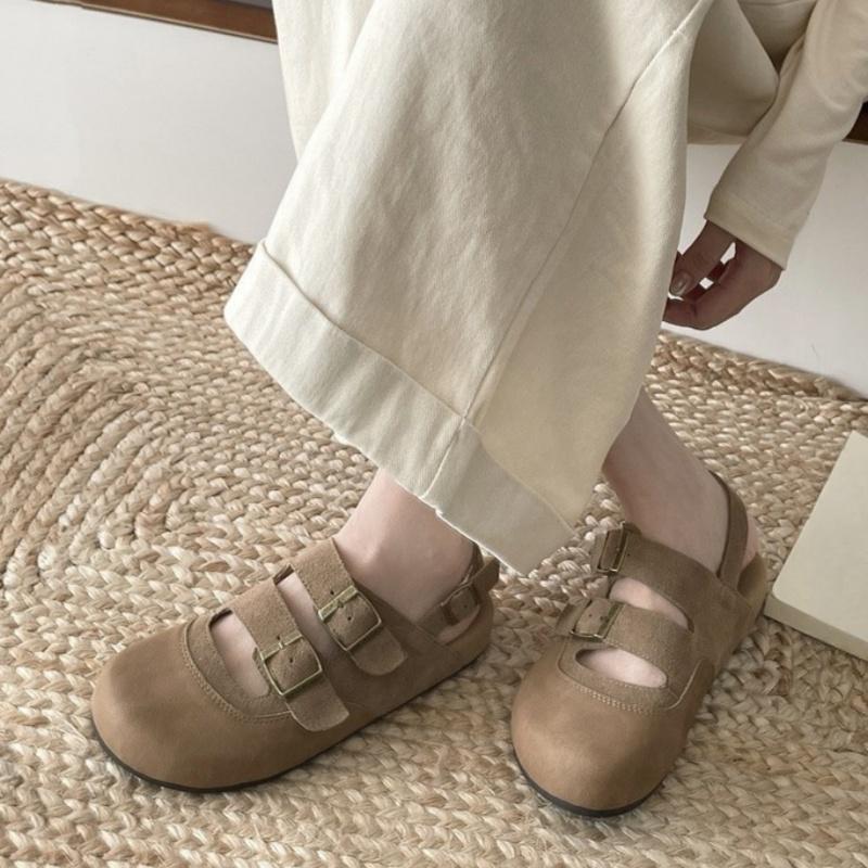

Модная женская обувь в ретро-ностальгическом стиле 2025 года, летние клоги-сандалии, однотонные, удобные для улицы, нескользящие женские сандалии 38 хаки