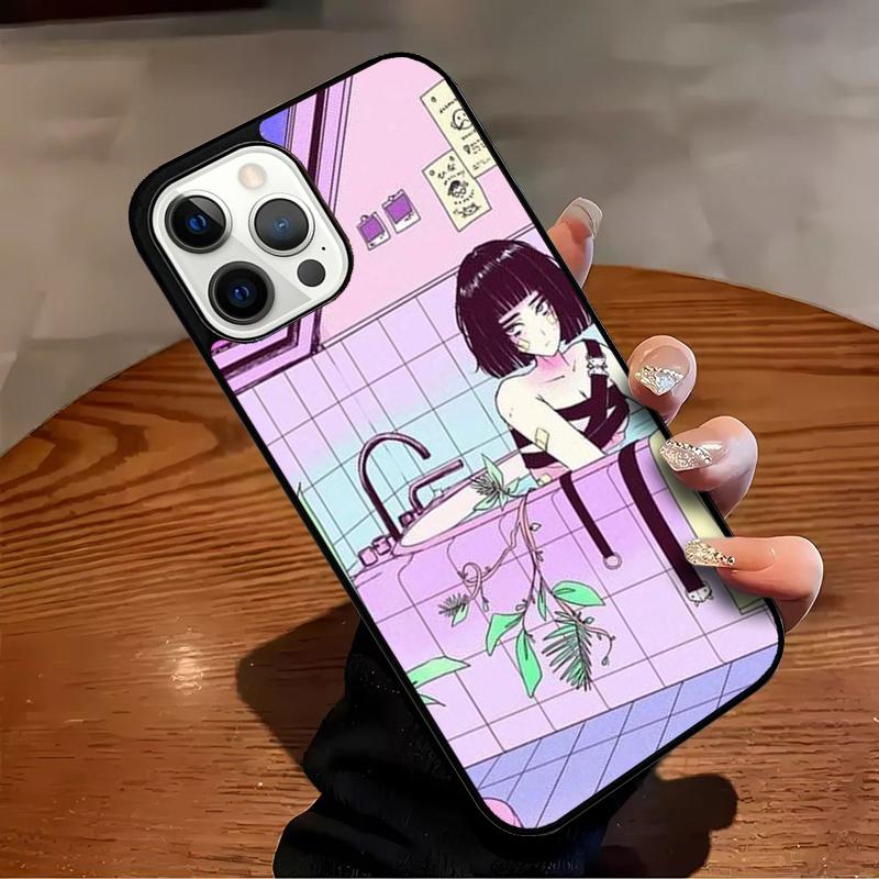 Japanese Style Anime Phone Case For iPhone 17 Air 16 15 14 13 12 11 Pro Max Max Plus Bumper Case Cover