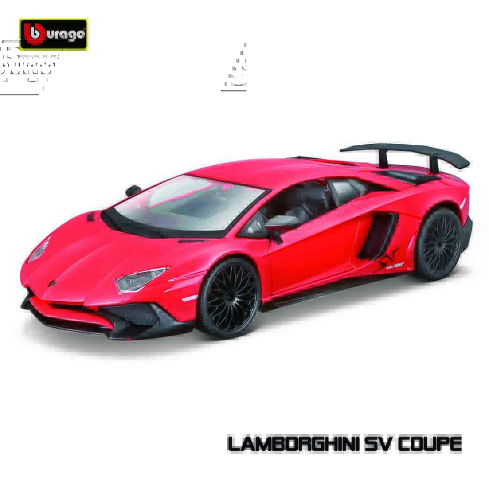 Bburago 1:24 Lamborghini Sian FKP 37 Alloy car model Luxury Vehicle Diecast Cars Model Toy Collection Gift Lightning sports car