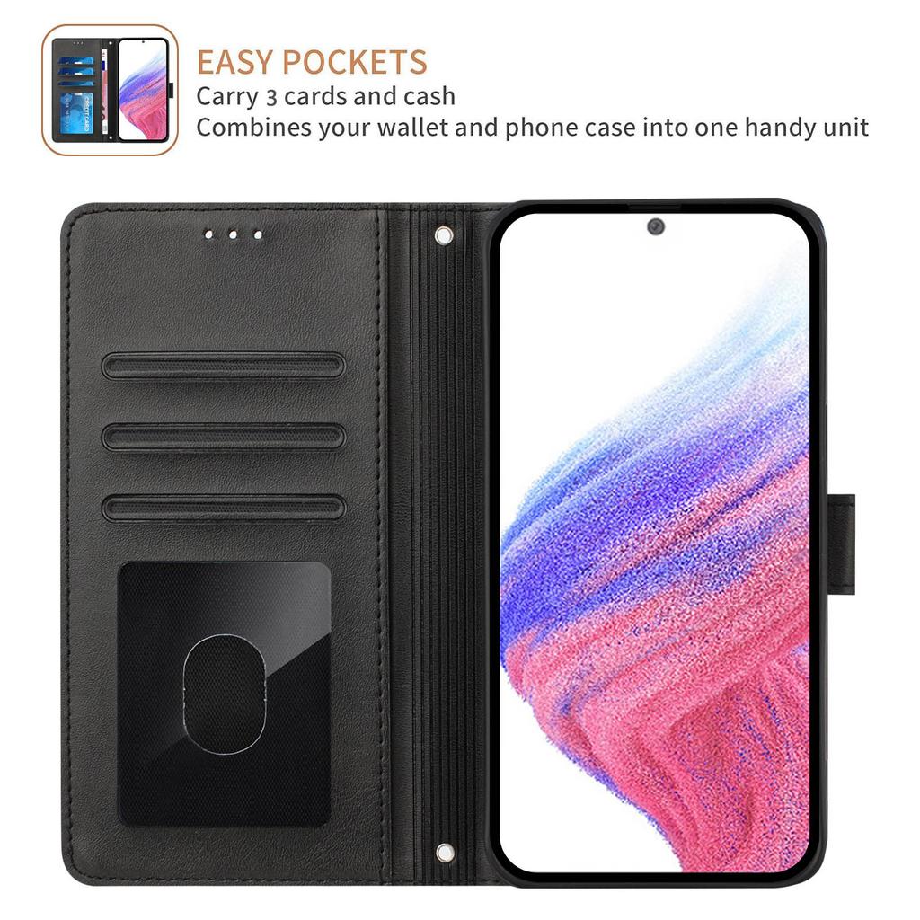 Leather Flip Phone Case For Samsung Galaxy F62 F54 F42 F34 F23 F16 F14 F06 F05 F04  Luxury Wallet Bracket Cover