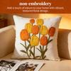 Boho 2D Flat Printed Floral Bird Cushion Cover Throw Pillow Case Sofa Bed Couch Living Room Aesthetic Home Decor