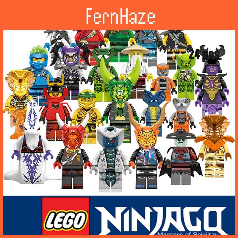 Phantom Ninja 24-teiliges Episches Kampf-Baustein-Set Für Kinder Kunststoffmaterial