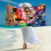 1pc Mcqueens Adventure Beach Towel, Highly Absorbent, Soft Comfortable, Yoga, Swimming, Fitness, Camping, Beach Activities. B73008