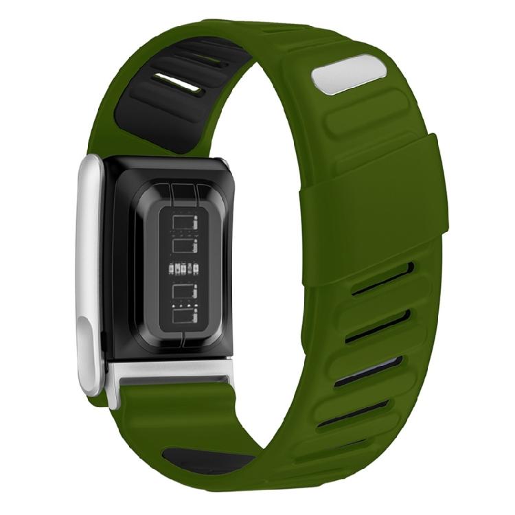 Contemporary Double Color Wrist Straps Ergonomic Silicone Replacement Band Suitable for 5.0/5.0MG Activity Trackers