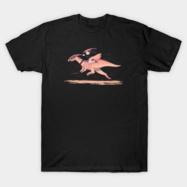 Men Black Print T-shirt Dino-Racer No-Cut Transfer Paper Print Cotton Tshirt L чёрный