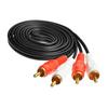 2RCA Male To 2 RCA Male Connector Music Stereo Adapter Cable Audio AUX Line for TV Sound Speakers Laptop Amplifier
