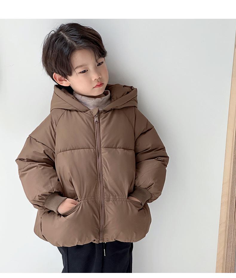 2025 Children's Cotton-Padded Jacket: Autumn/Winter Korean Style for Small To Medium Boys and Girls