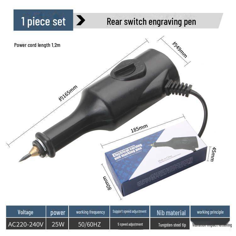 

Электрическая микрогравировальная ручка для обработки металла и нефрита