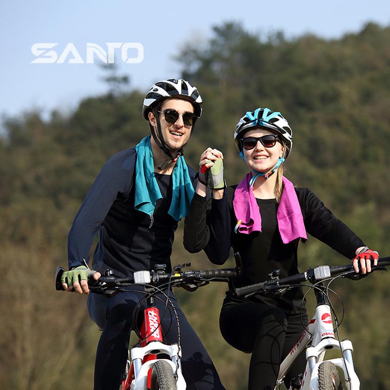 SANTO Quick-Dry Sports Towel for Travel, Swimming, and Business