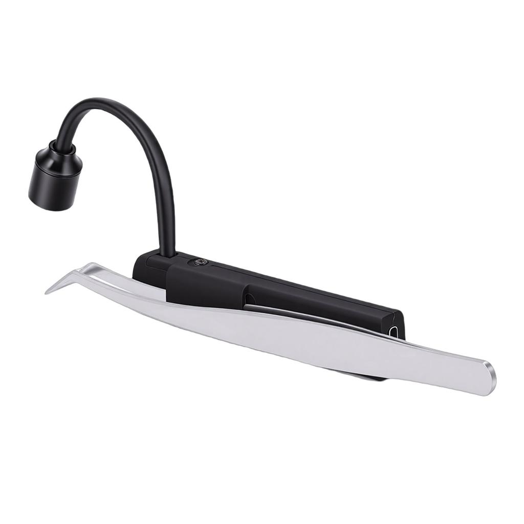 Lampă LED pentru gene 1W 395nm Lumină pentru polimerizarea rapidă a adezivului și Pensetă portabilă pentru extensii de gene
